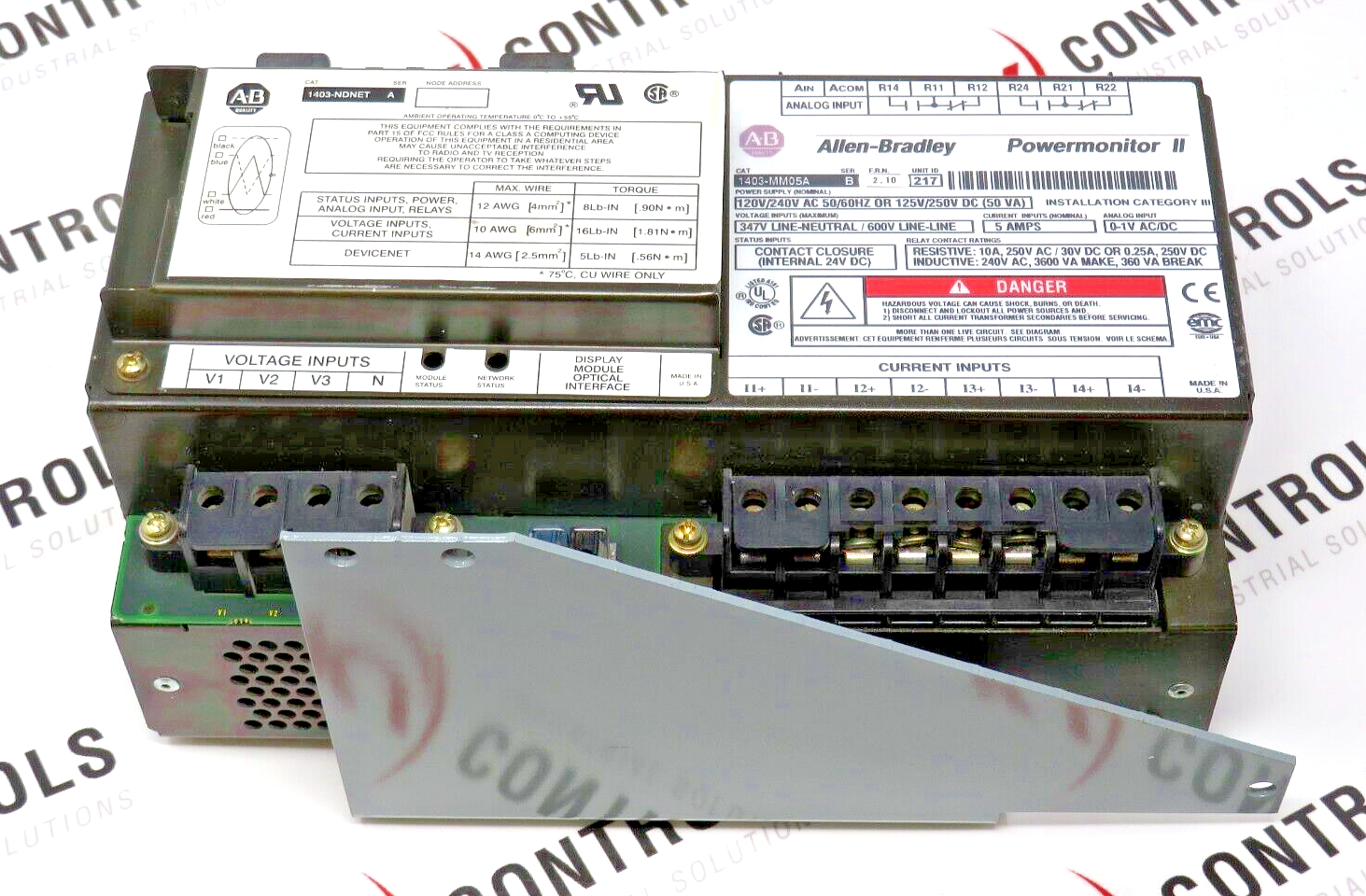 Allen-Bradley 1403-MM05A Powermonitor II / 1403-NDNET DeviceNet Accessory Device