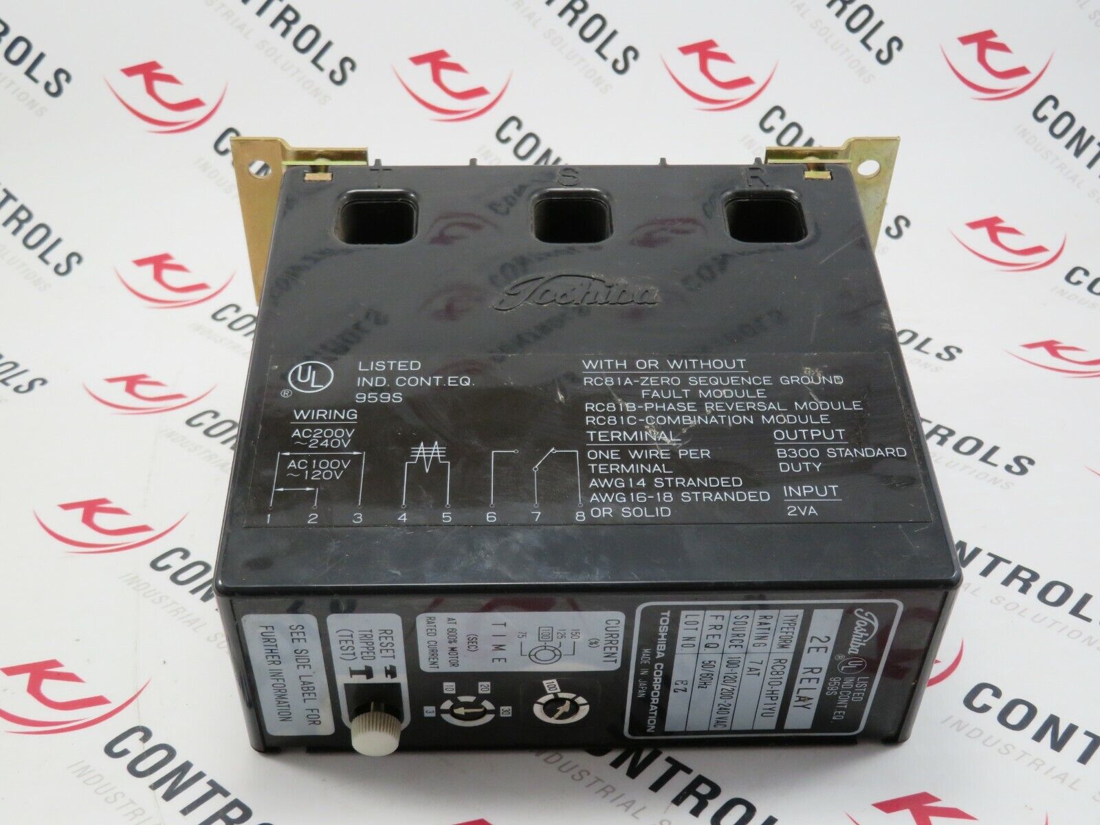 Toshiba RC810-HP1YU 2E Solid State Overload Relay