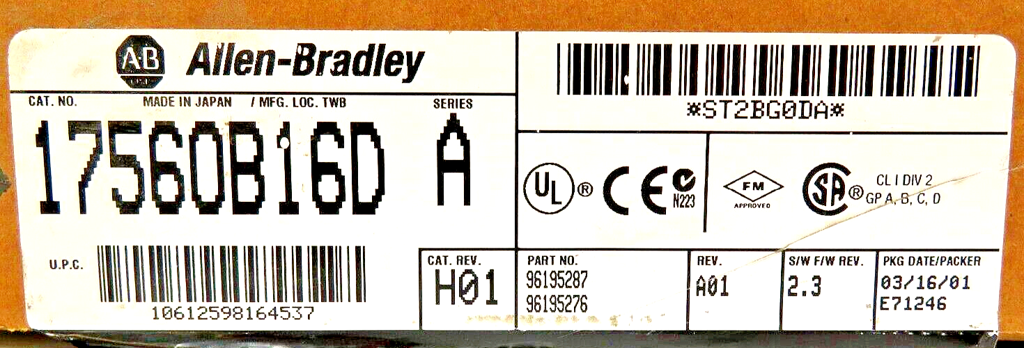 Allen-Bradley 1756-OB16D ControlLogix Diagnostic Output Module