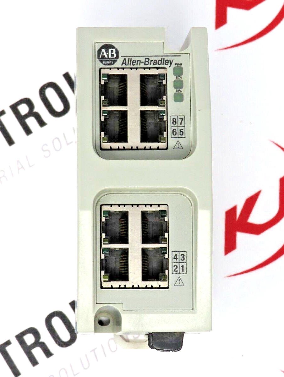 Allen-Bradley 1783-EMS08T Stratix 6000 8Port Ethernet Managed Switch 10/100 Mbps