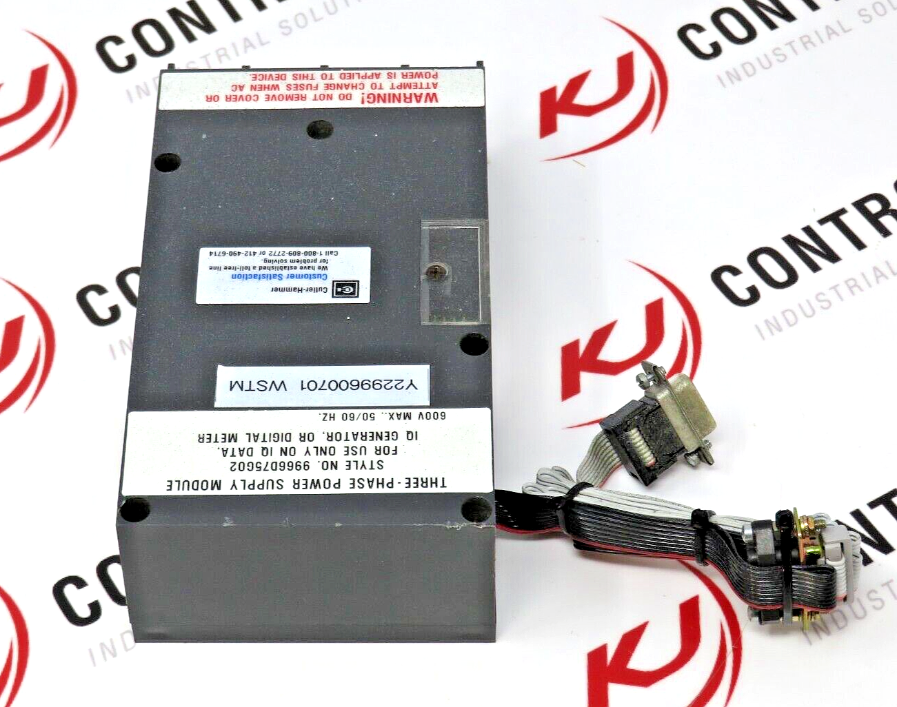 Eaton Cutler-Hammer 9966D75G02 Three-Phase Power Supply Module 600V Max 50/60 HZ