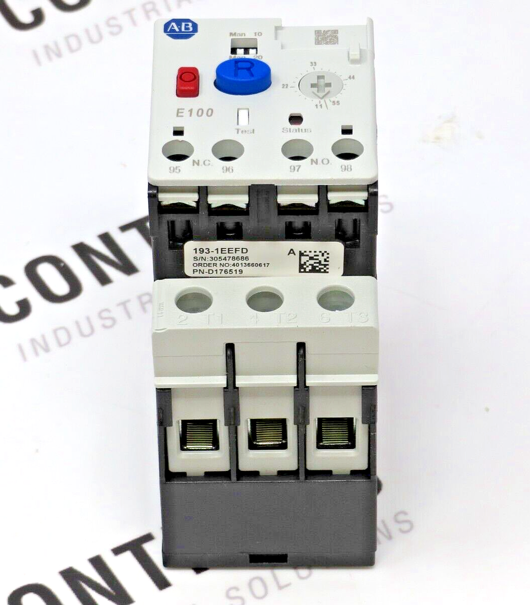 Allen-Bradley 193-1EEFD E100 Overload Relay 11-55A Class 10/20