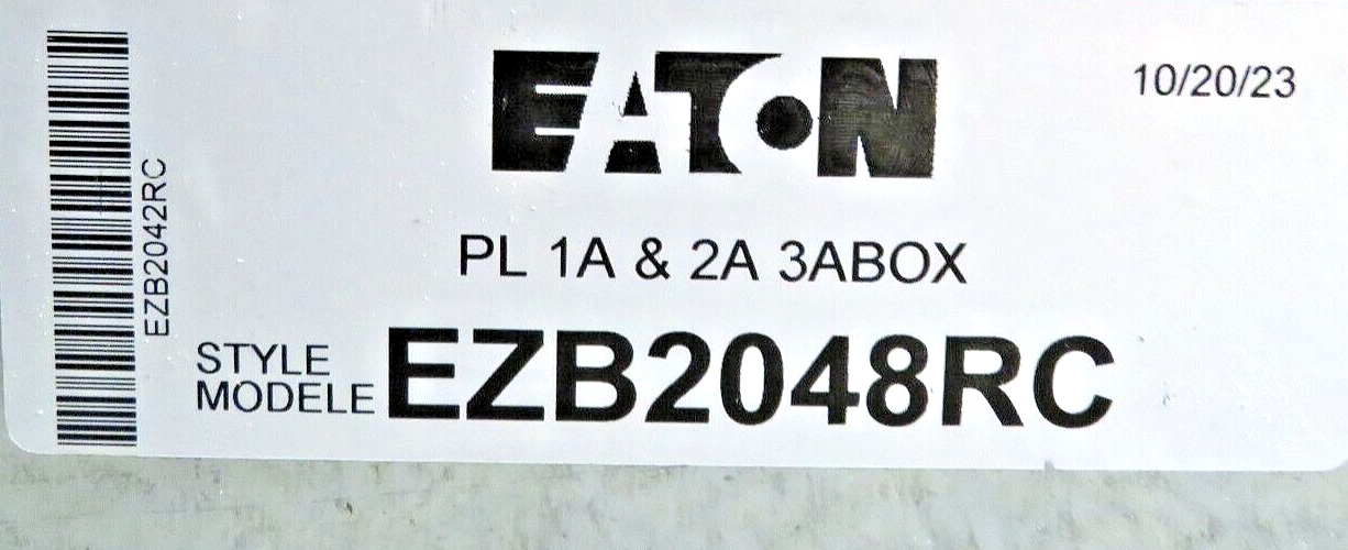 Eaton Panelboard Pow-R-Line 2A 600VAC 400A Comes With EZT2036S Enclosure Door