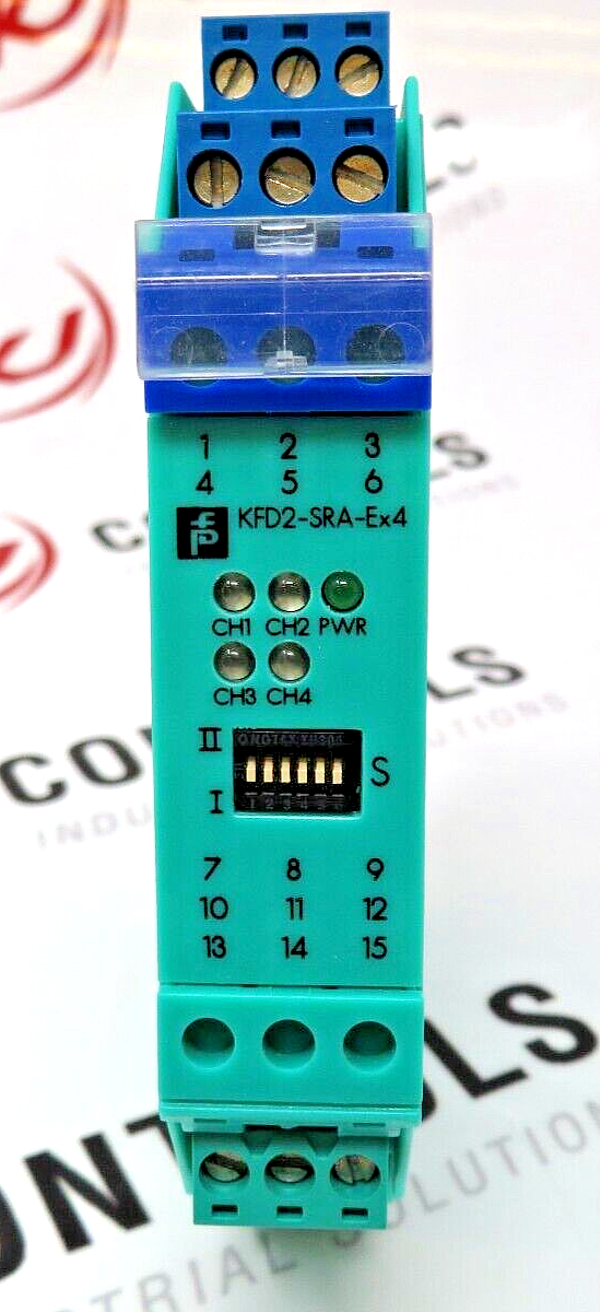 PEPPERL + FUCHS 50988S KFD2-SRA-EX4 Intrinsically Safe Switch Amplifier
