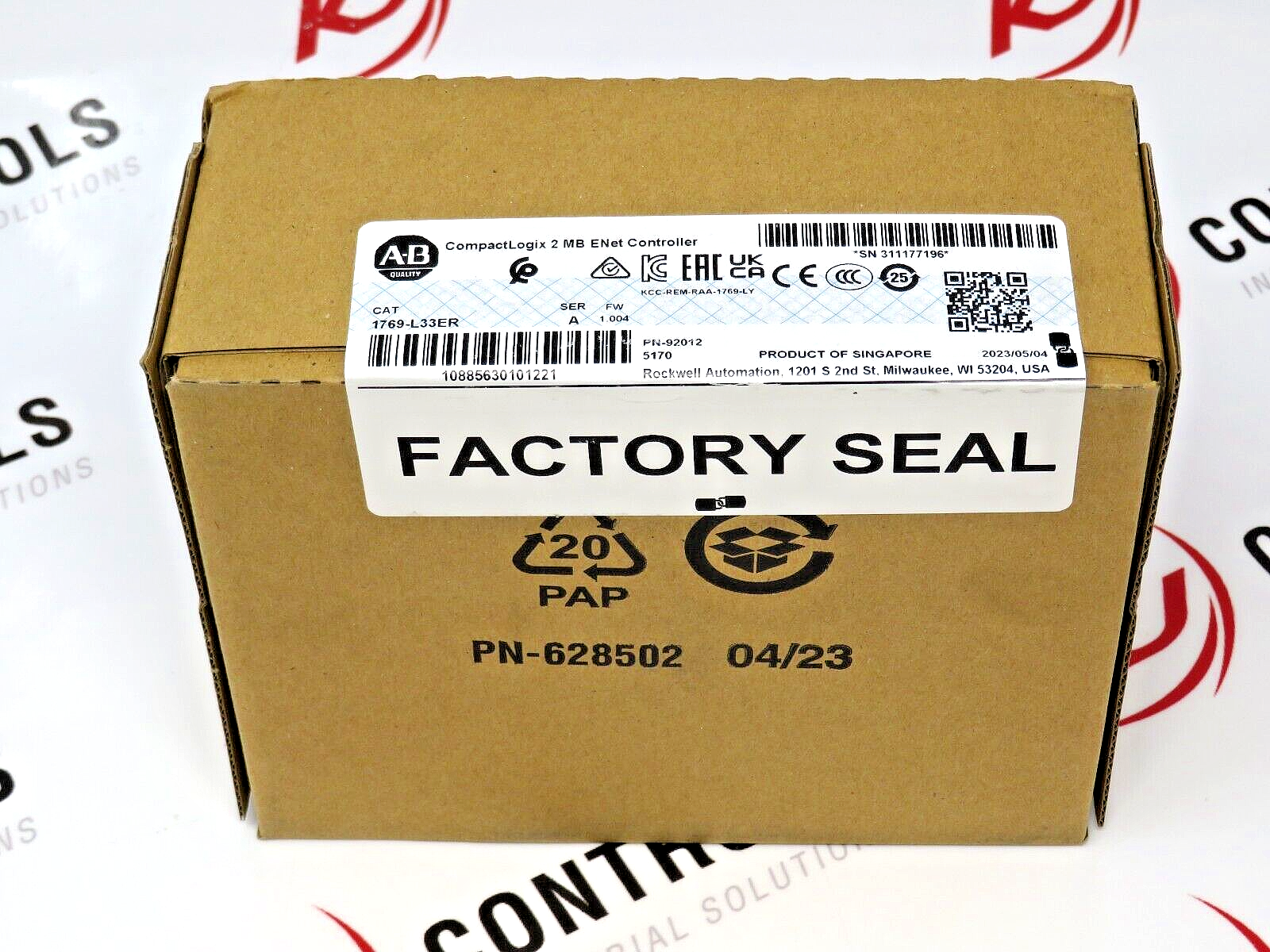 Allen-Bradley 1769-L33ER CompactLogix 2MB ENet Controller