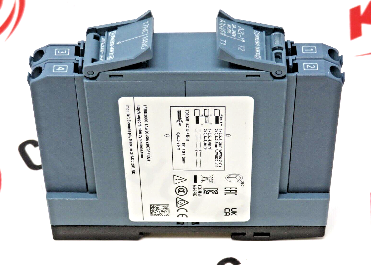 Siemens 3RN2000-1AW30 Thermistor Motor Protection Relay