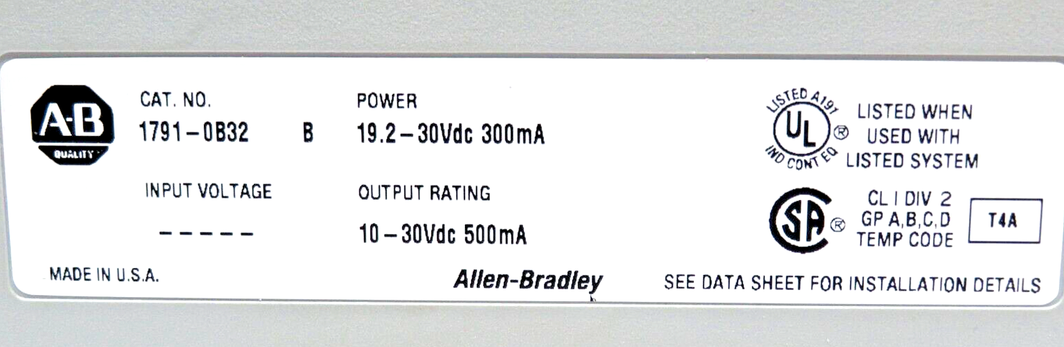 Allen-Bradley 1791-OB32 24VDC Digital Output Module