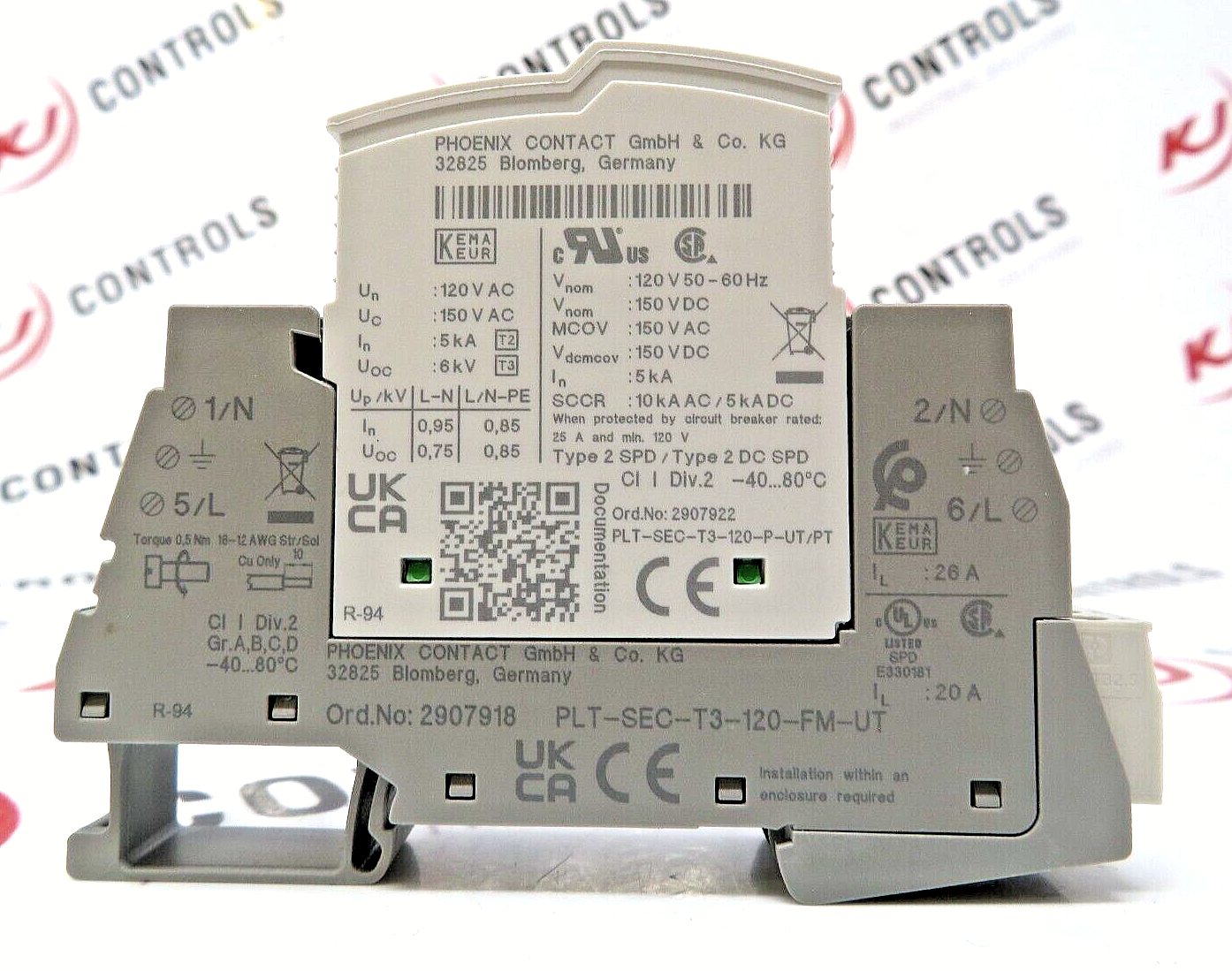 Phoenix Contact PLT-SEC-T3-120-FM-UT Type 2/3 Surge Protection Device Partial BX