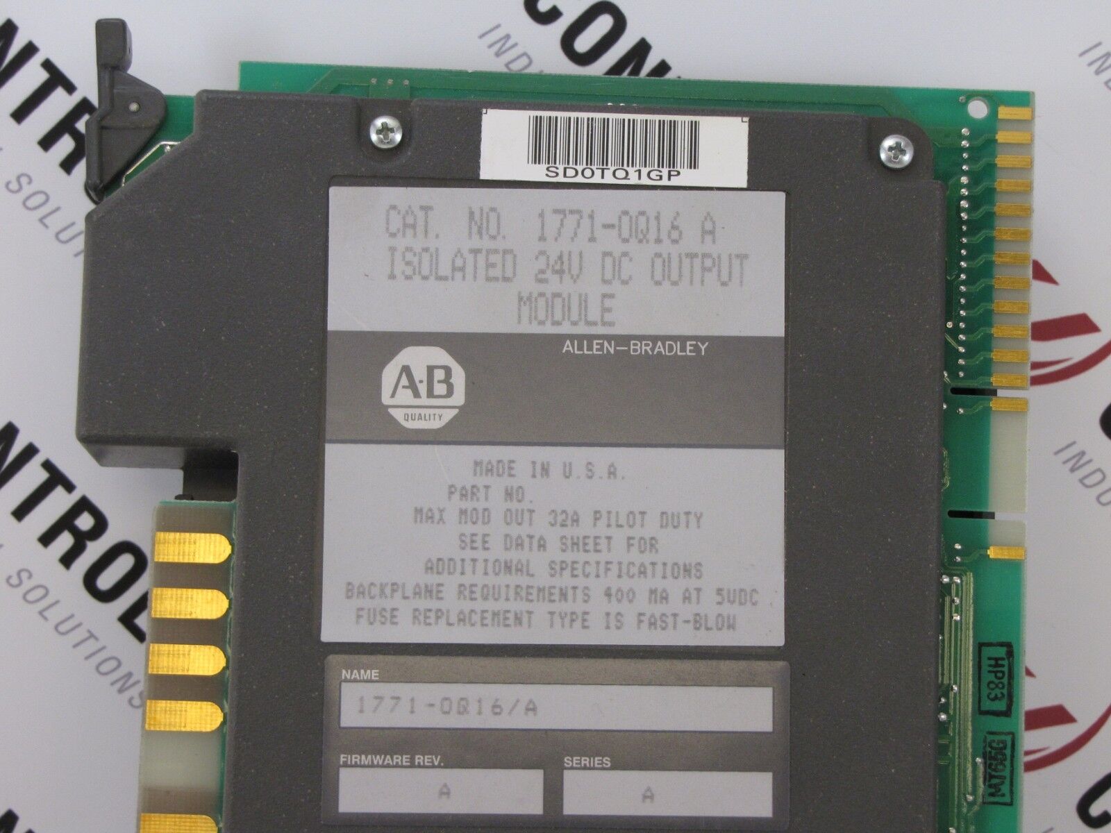 Allen-Bradley 1771-OQ16 Output Module Isolated 10-32VDC PLC-5 Series A
