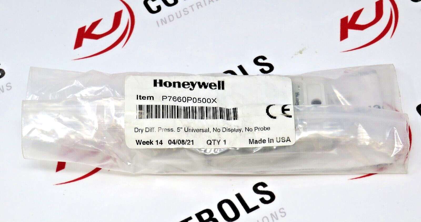 Honeywell P7660P0500X Dry Pressure Sensor With Uni/bi-directional Modes