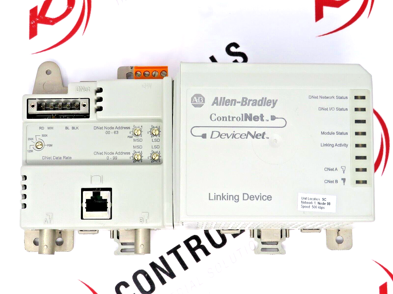 Allen-Bradley 1788-CN2DN/A ControlNet To DeviceNet Linking Device Comm. Adapter