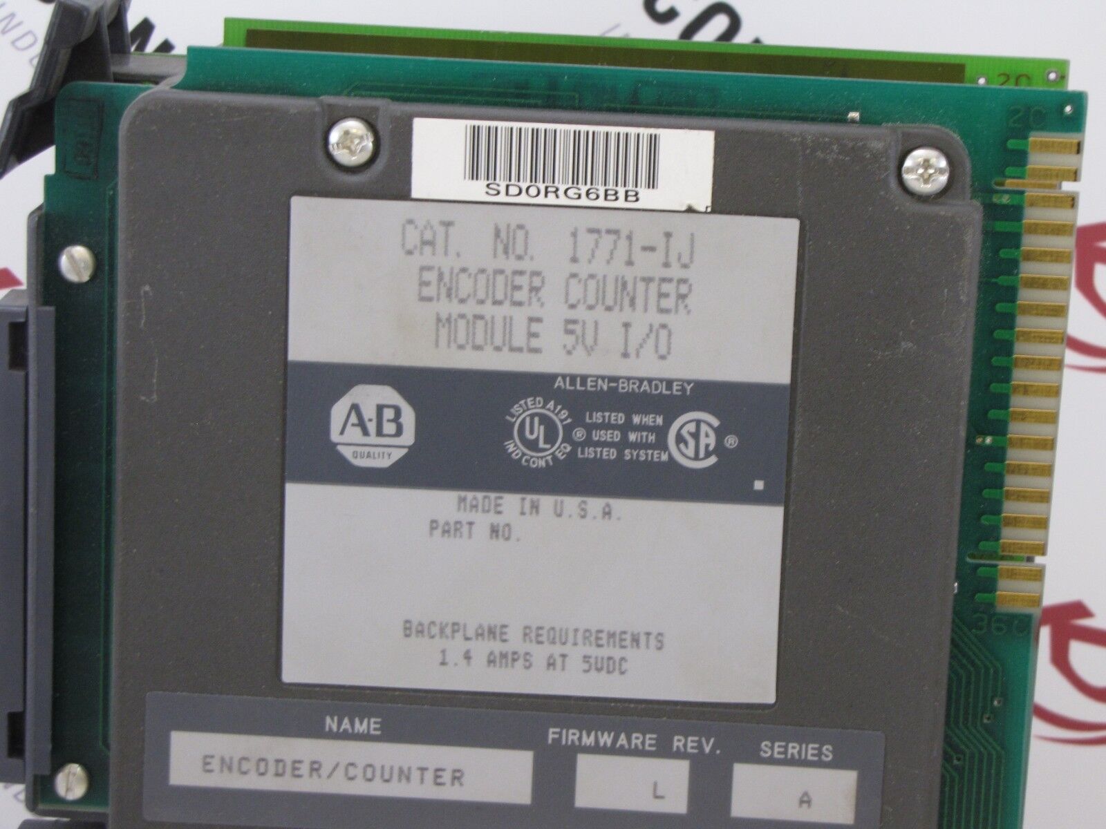 Allen-Bradley 1771-IJ Encoder Counter I/O Module Assembly 5VDC