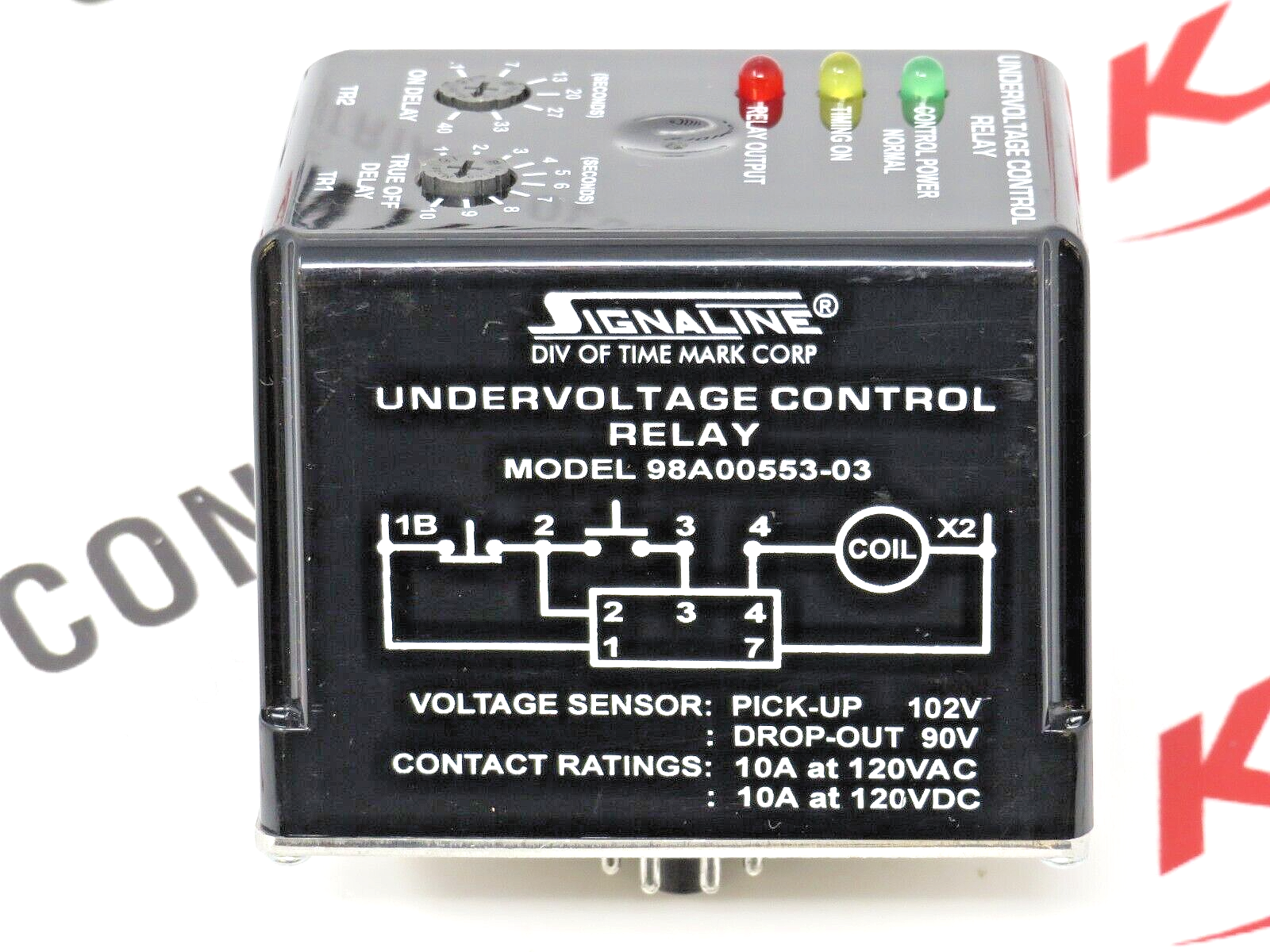 SignaLine 98A00553-03 Undervoltage Control Relay