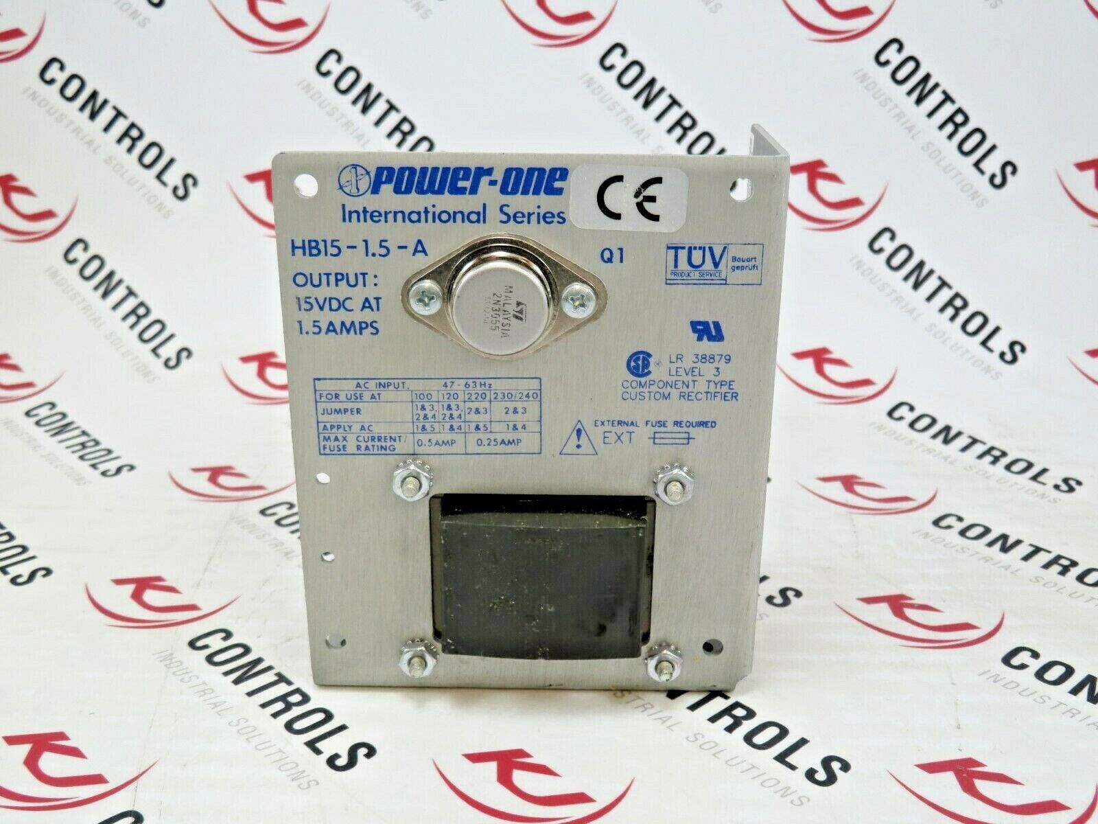 Power One HB15-1.5-A Power Supply 15VDC 1.5A