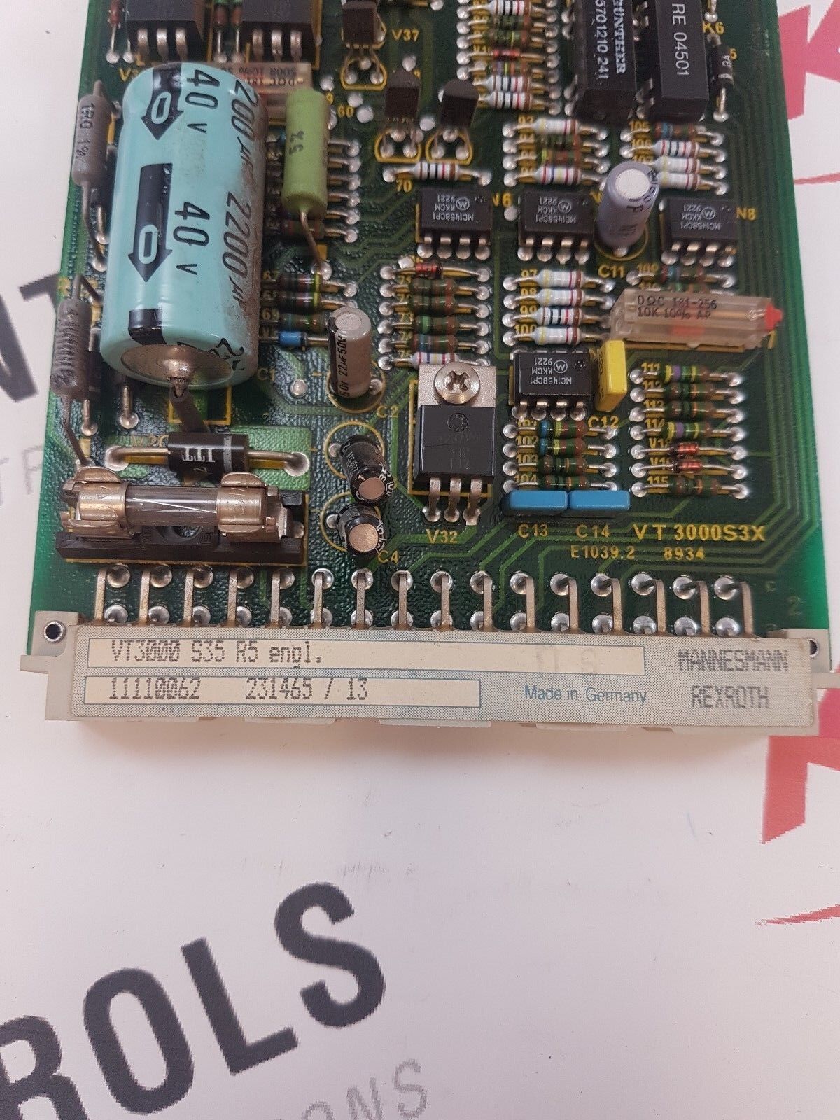 Bosch Rexroth VT3000-S35 Analogue Amplifier Control Card