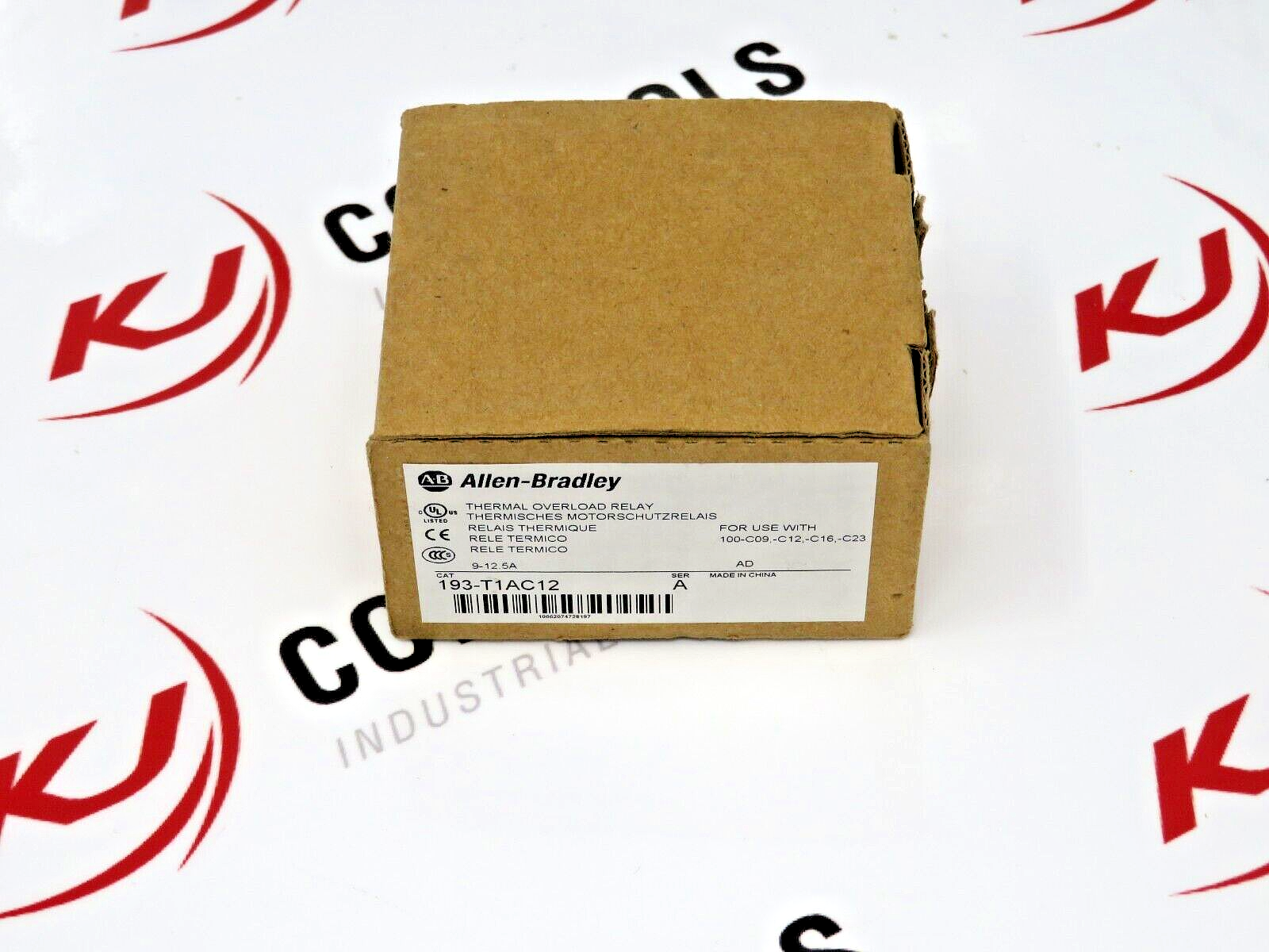 Allen-Bradley 193-T1AC12 Thermal Overload Relay 9 to 12.5 AMP Setting Range
