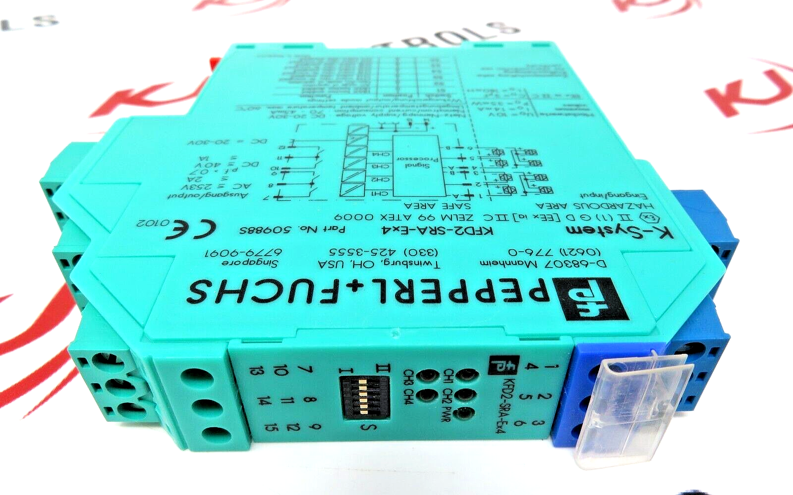 PEPPERL + FUCHS 50988S KFD2-SRA-EX4 Intrinsically Safe Switch Amplifier
