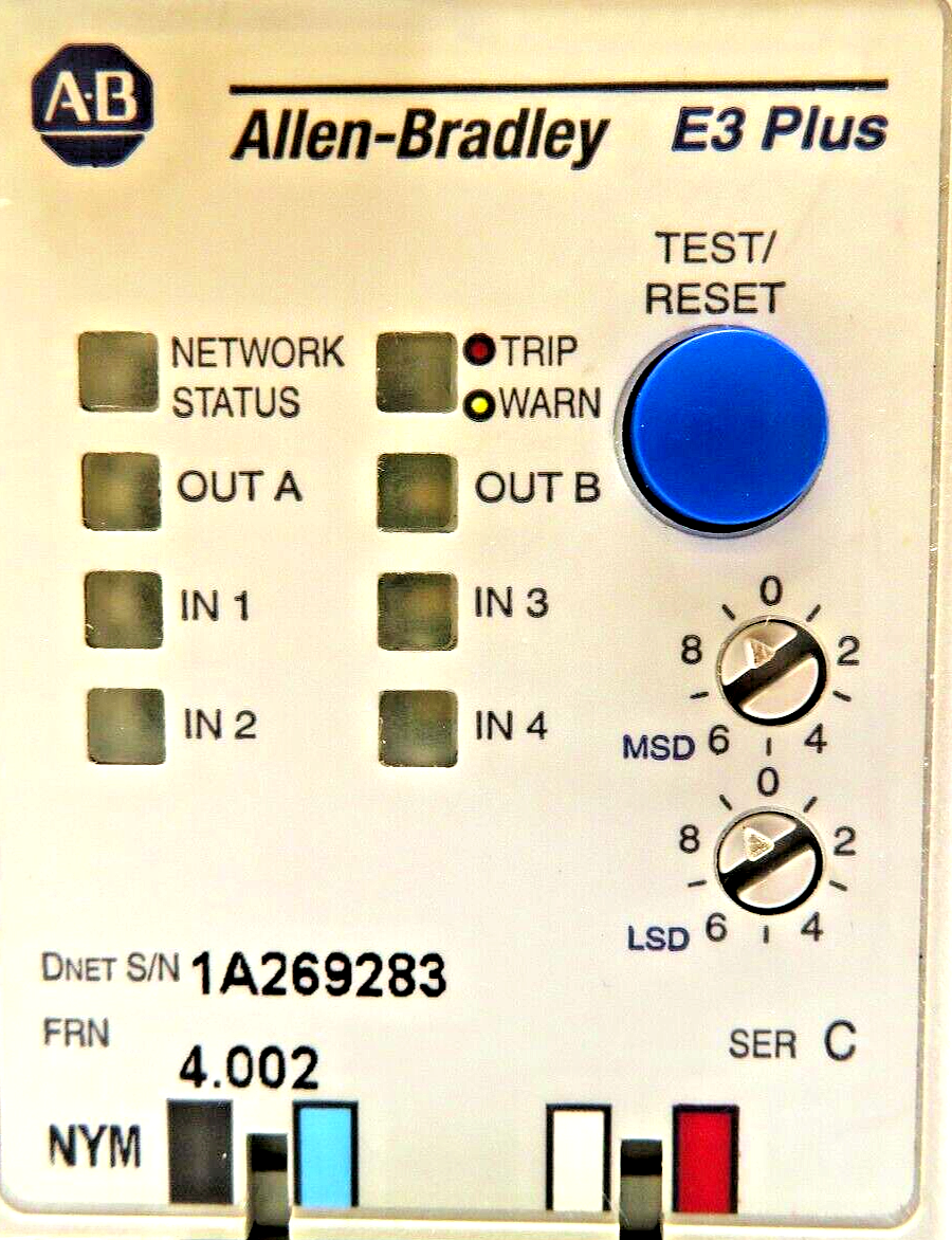 Allen-Bradley 193-EC2EE E3 Plus Solid State Overload Relay 18-90A