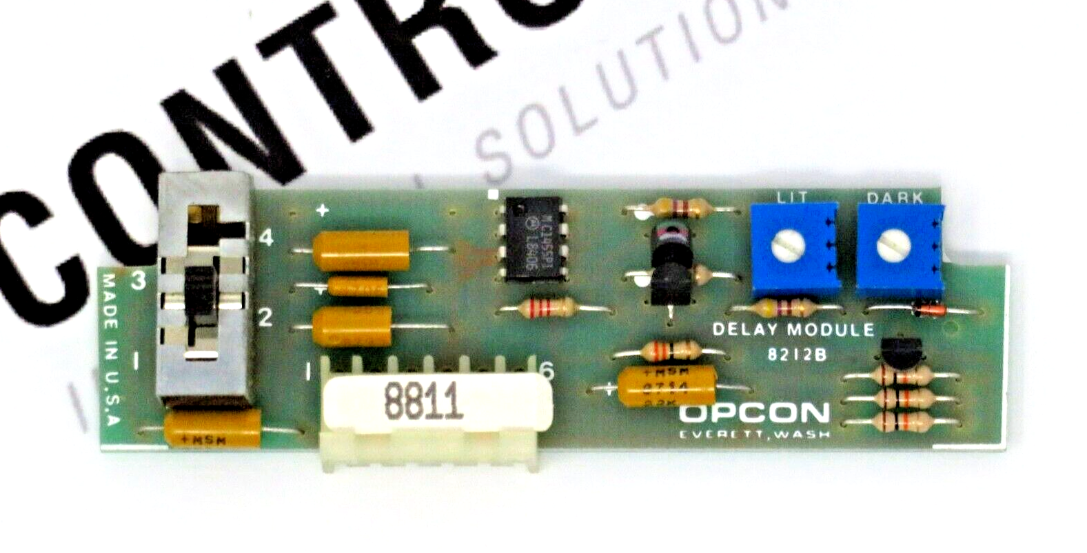 Eaton Opcon 8212B-6501 Logic Module Time Delay