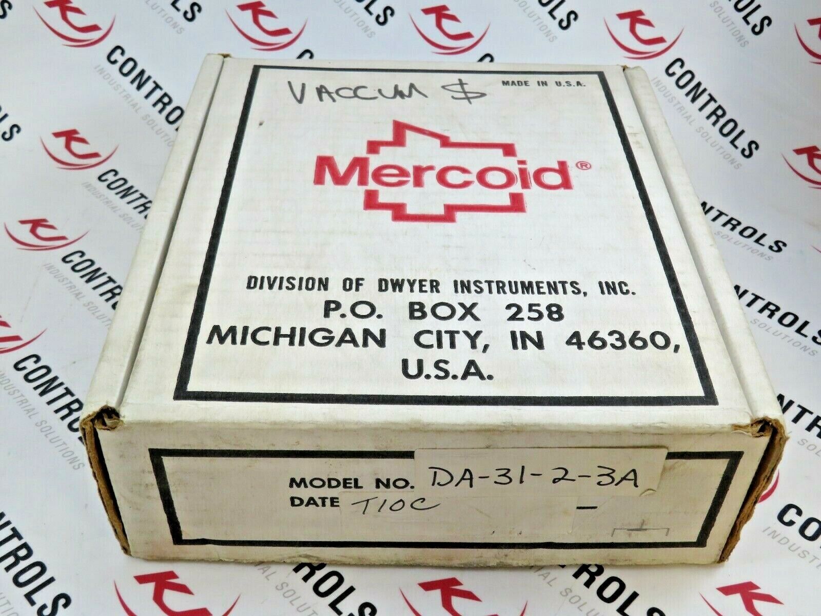 Dwyer Mercoid DA-31-2-3A Mercury Pressure Switch