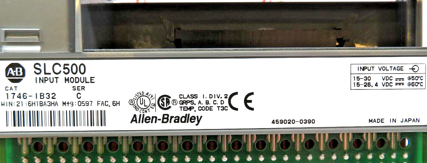 Allen-Bradley SLC500 1746-IB32 32-Point Discrete Input Module