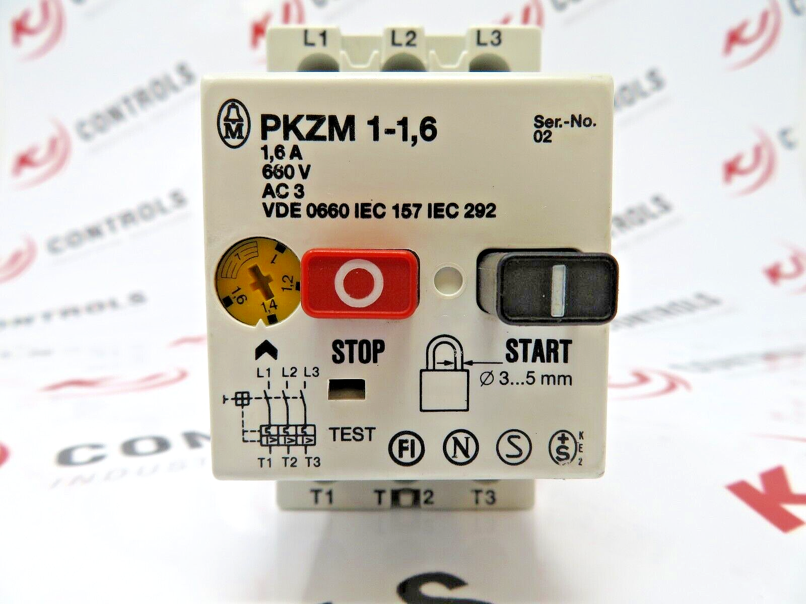 Eaton Moeller PKZM 1-1.6 Manual Motor-Protected Circuit Breaker 1.6A 660V