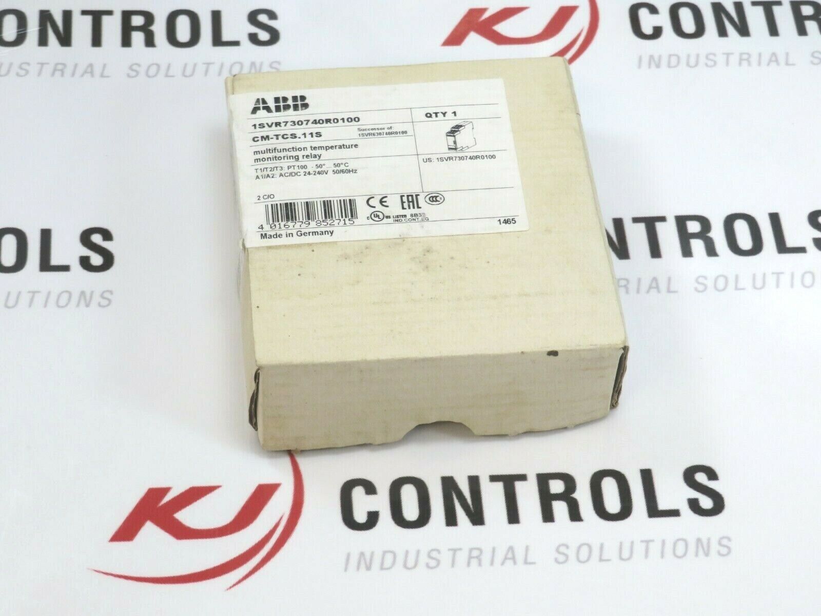 ABB 1SVR730740R0100 CM-TCS.11S Multifunction Temperature Monitoring Relay