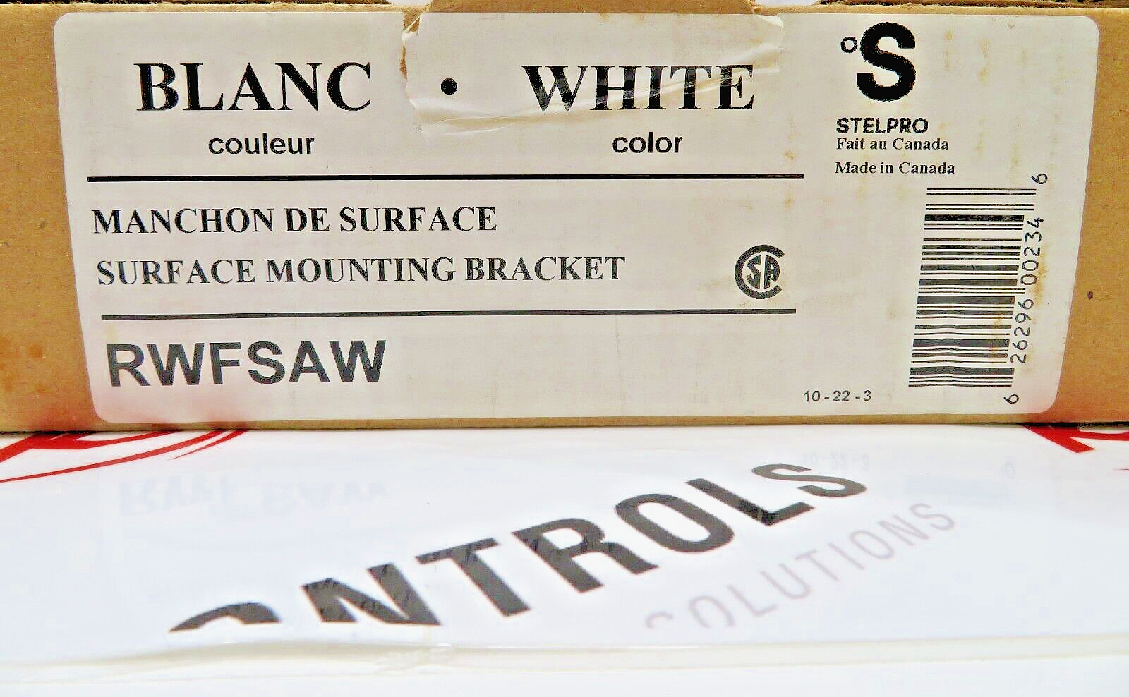 Stelpro RWFSAW Surface Adapter, WH H-17 3/16 X L-8 11/16 X D-2 3/8 (RWF Series)
