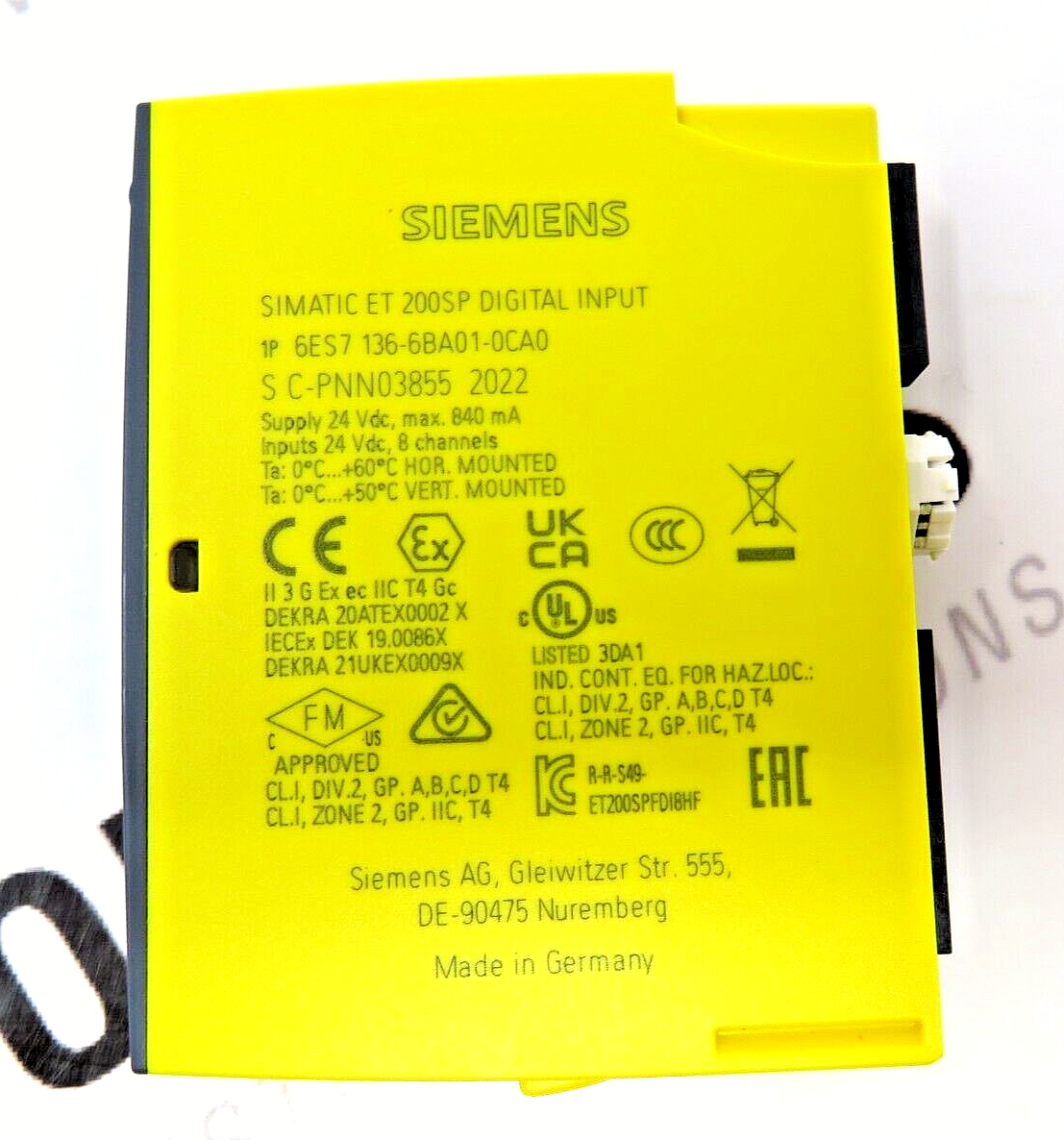 Siemens 6ES7136-6DB00-0CA0 Simatic ET 200SP Digital Output Module