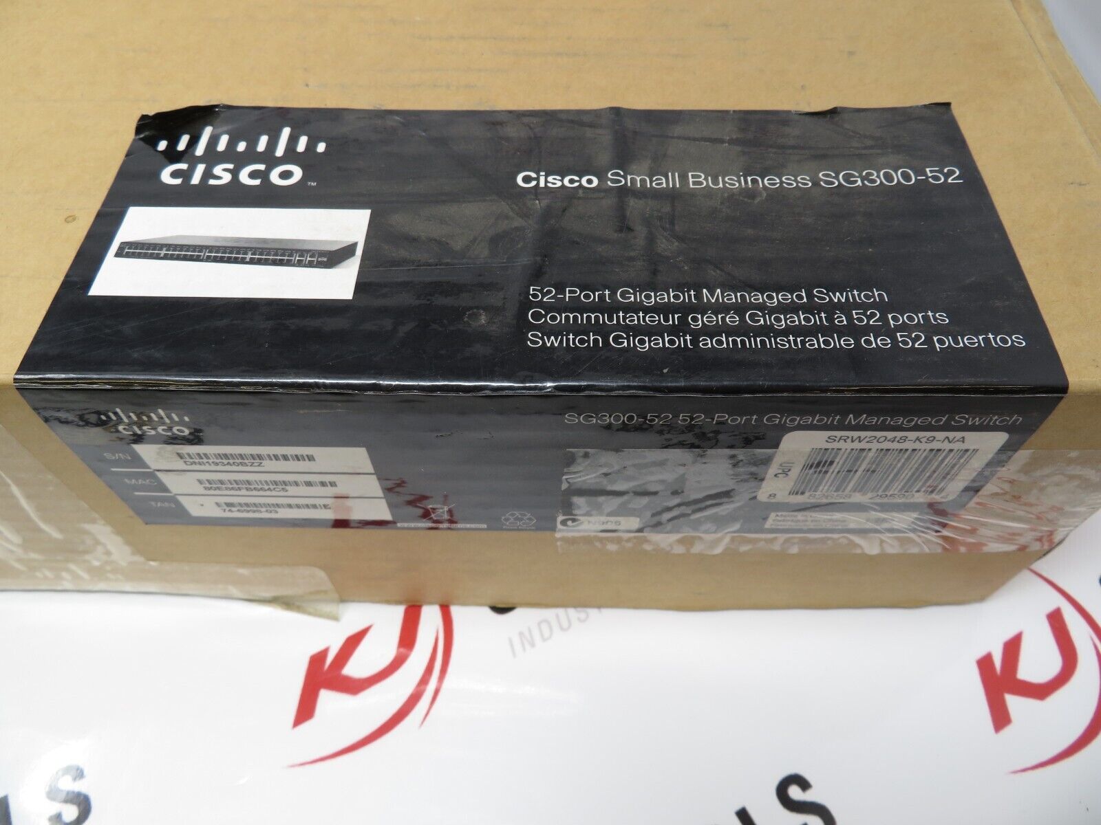 Cisco SG300-52 Router 52Port Gigabit Maxpoe Managed Switch