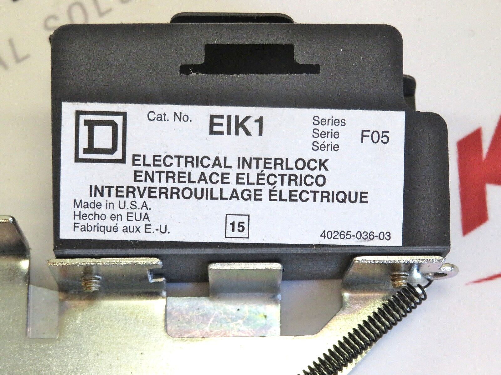 Schneider Electric Square D Electrical Interlock Safety Switch Kit EIK1
