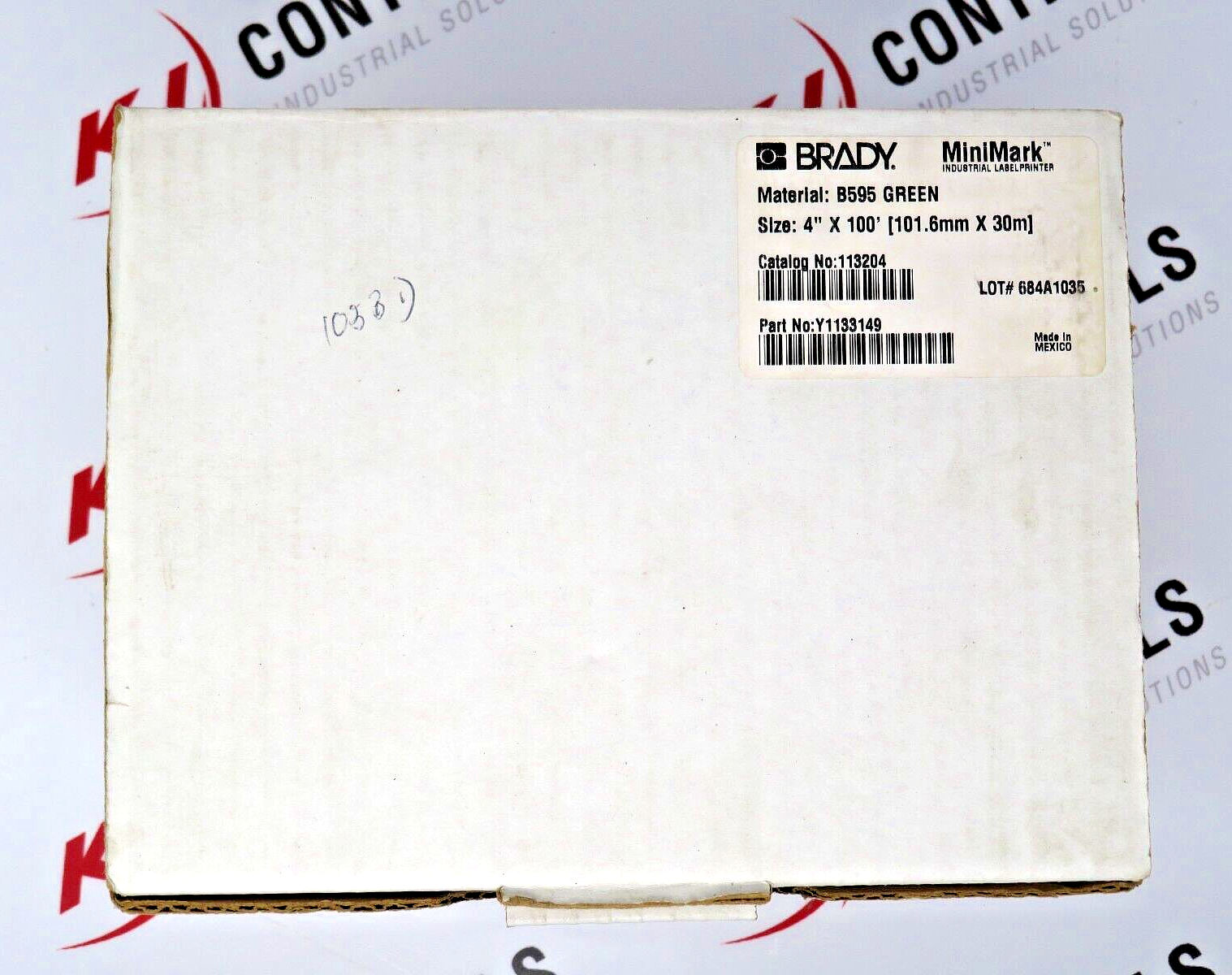 Brady 113204 Green B595 4.0 Inch X 100 Feet Label Cartridge