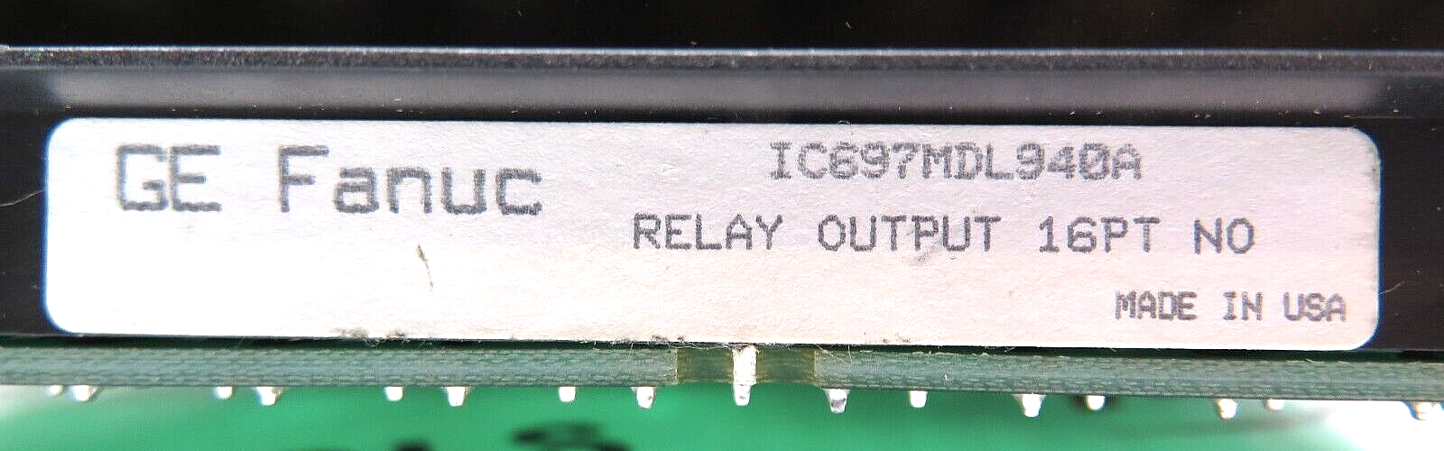 GE Fanuc IC697MDL940A 16-Point Digital Output Relay Module