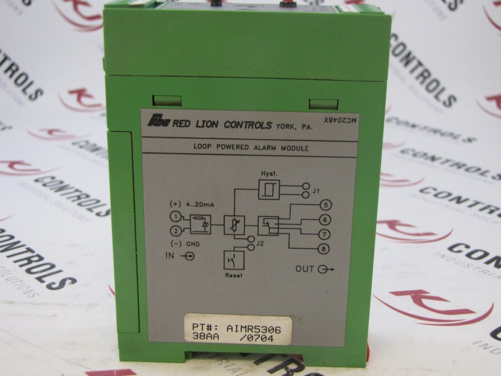 Red Lion Controls AIMR5306 Loop Powered Analog Alarm DIN Rail Module