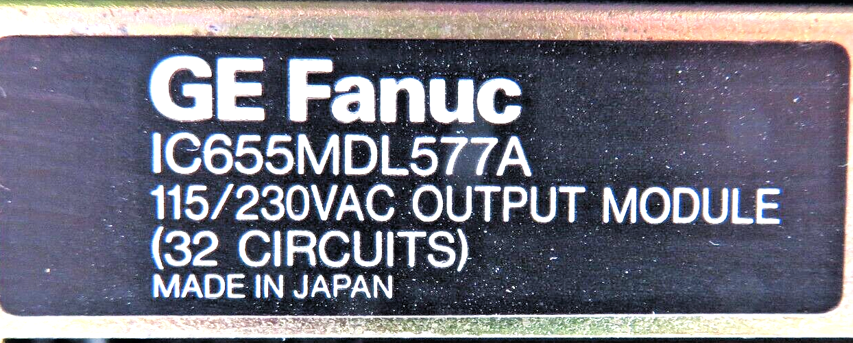 GE Fanuc IC655MDL577A Series Five Digital 32-Point Output Module