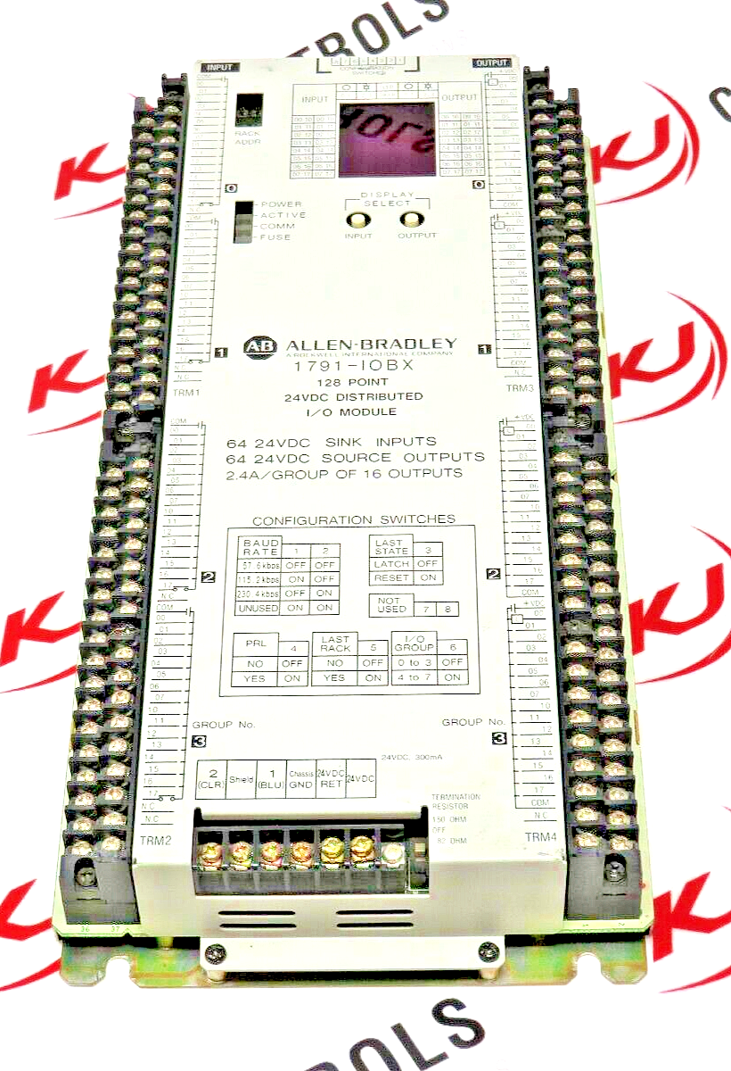Allen Bradley 1791-IOBX 128-Point 24VDC Distributed I/O Module