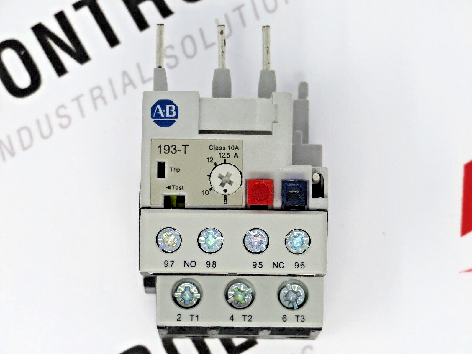 Allen-Bradley 193-T1AC12 Thermal Overload Relay 9 to 12.5 AMP Setting Range
