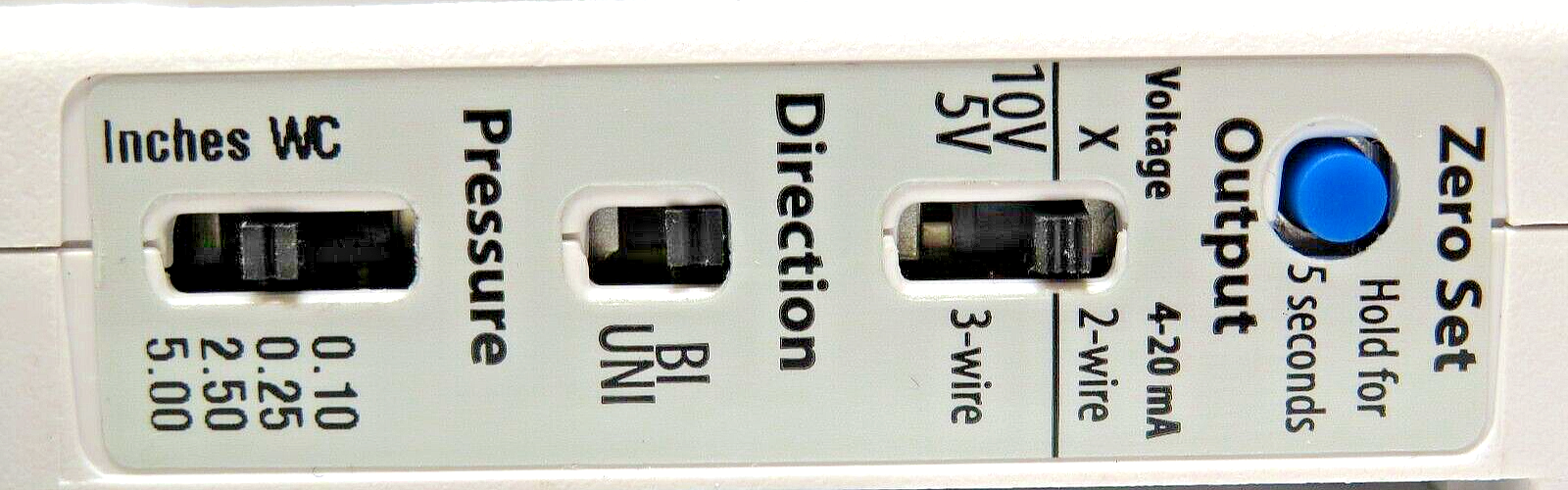 Honeywell P7660P0500X Dry Pressure Sensor With Uni/bi-directional Modes