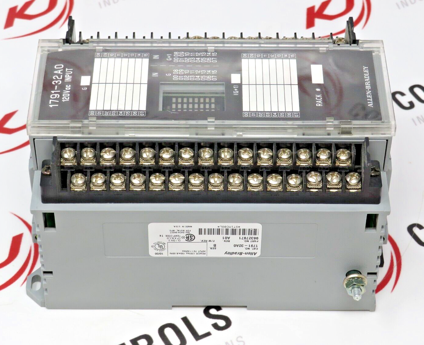 Allen Bradley 1791-32A0 32-Point (32 Input) 120 VAC PLC Block I/O Module