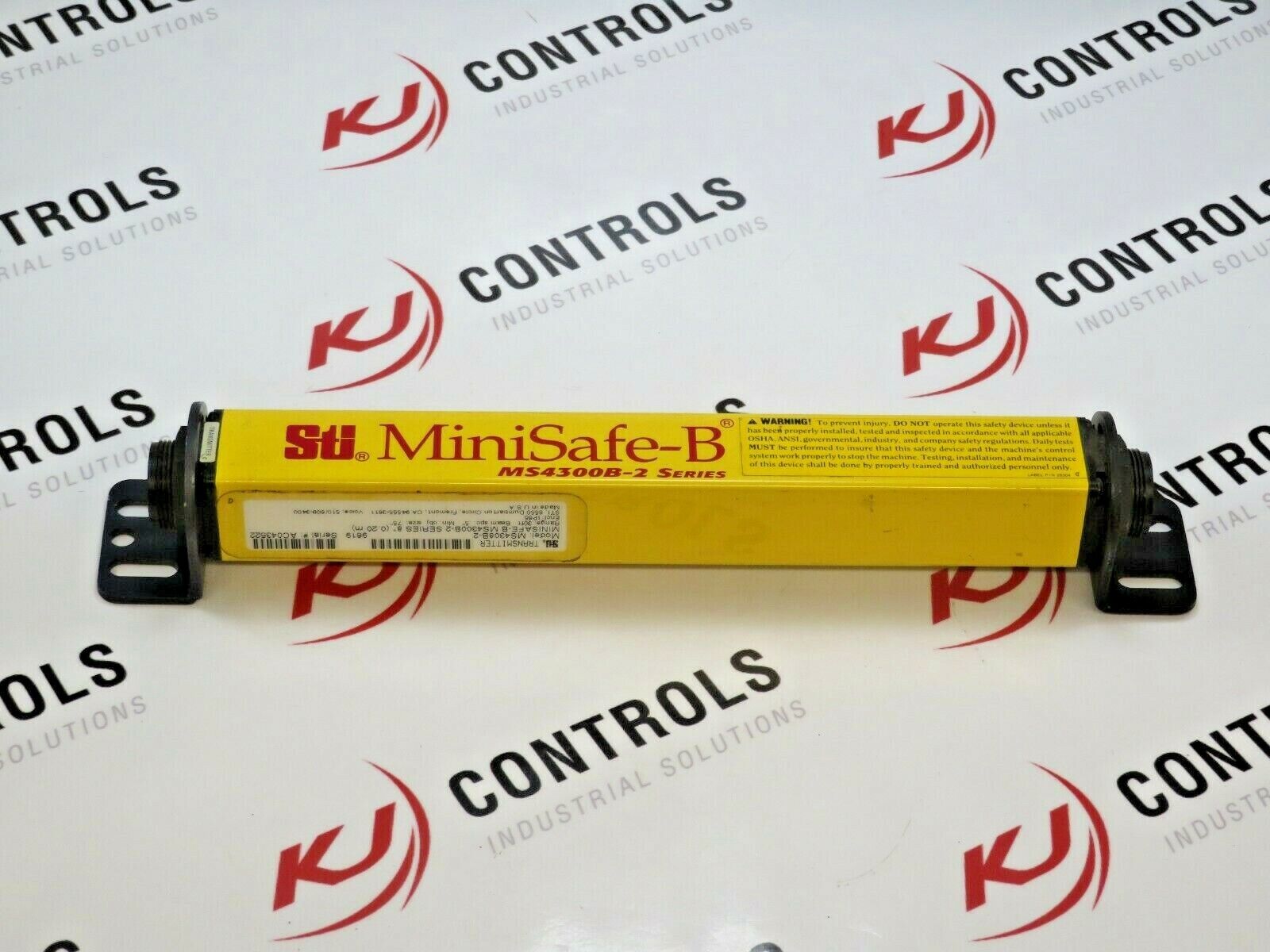 STI MS4308B-2 MiniSafe Light Curtain Transmitter 30FT