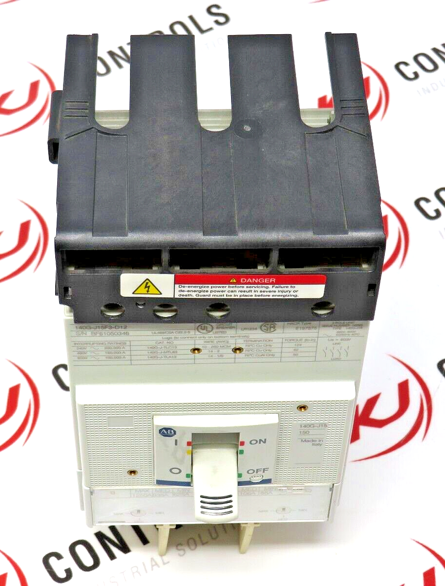 Allen-Bradley 140G-J15F3-D12  125A Molded Case Circuit Breaker 150kA @ 480V