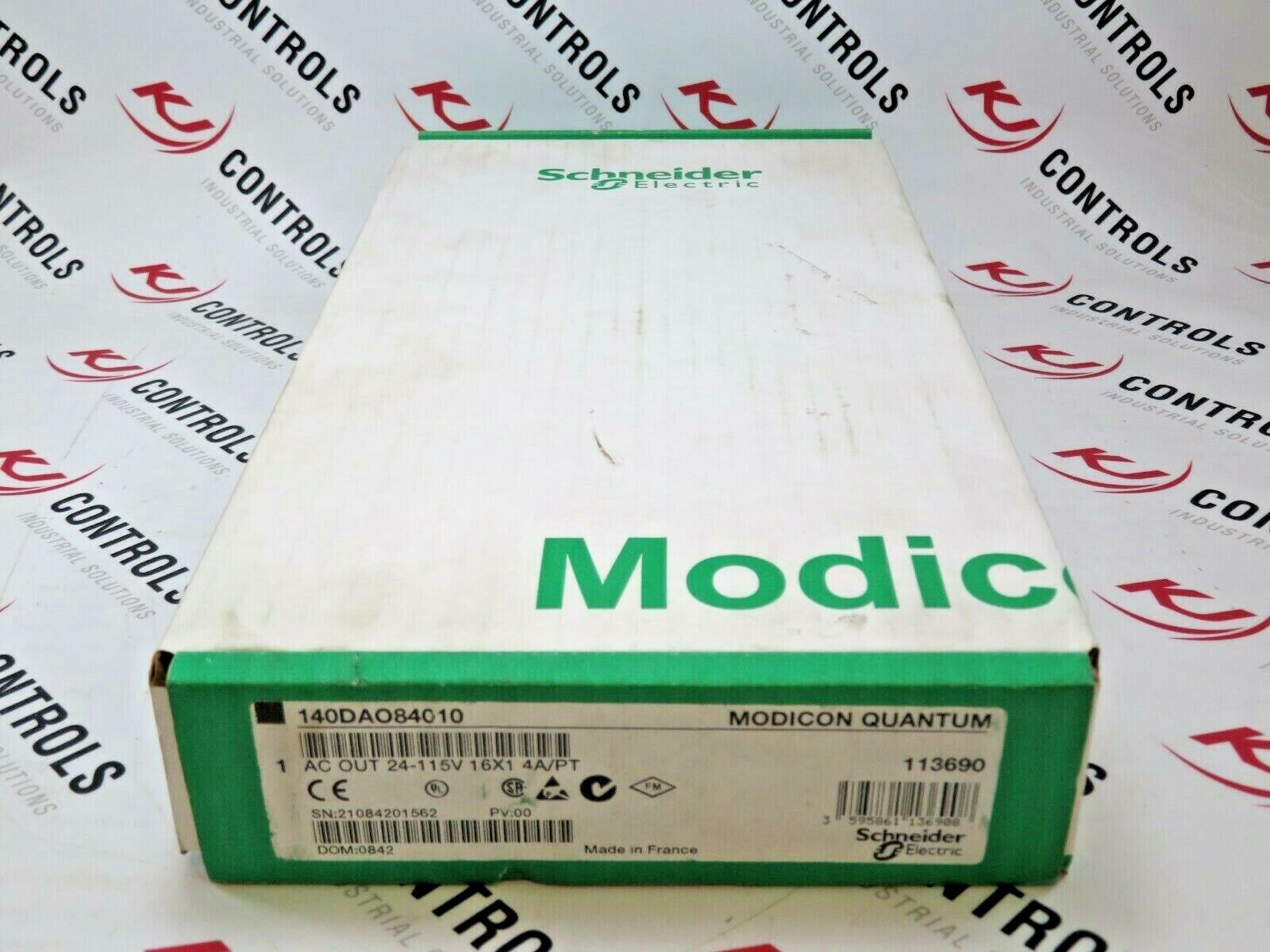 Schneider Modicon 140-DAO-840-10 16 Point Isolated AC Output Module 24-115VAC 4A