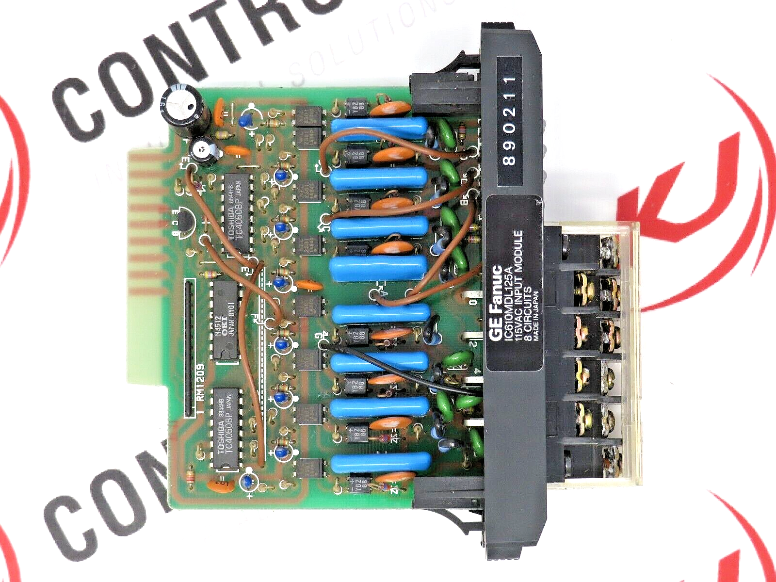 GE Fanuc IC610MDL125A 8-Circuit 115 VAC 125 AMP Digital Input Module