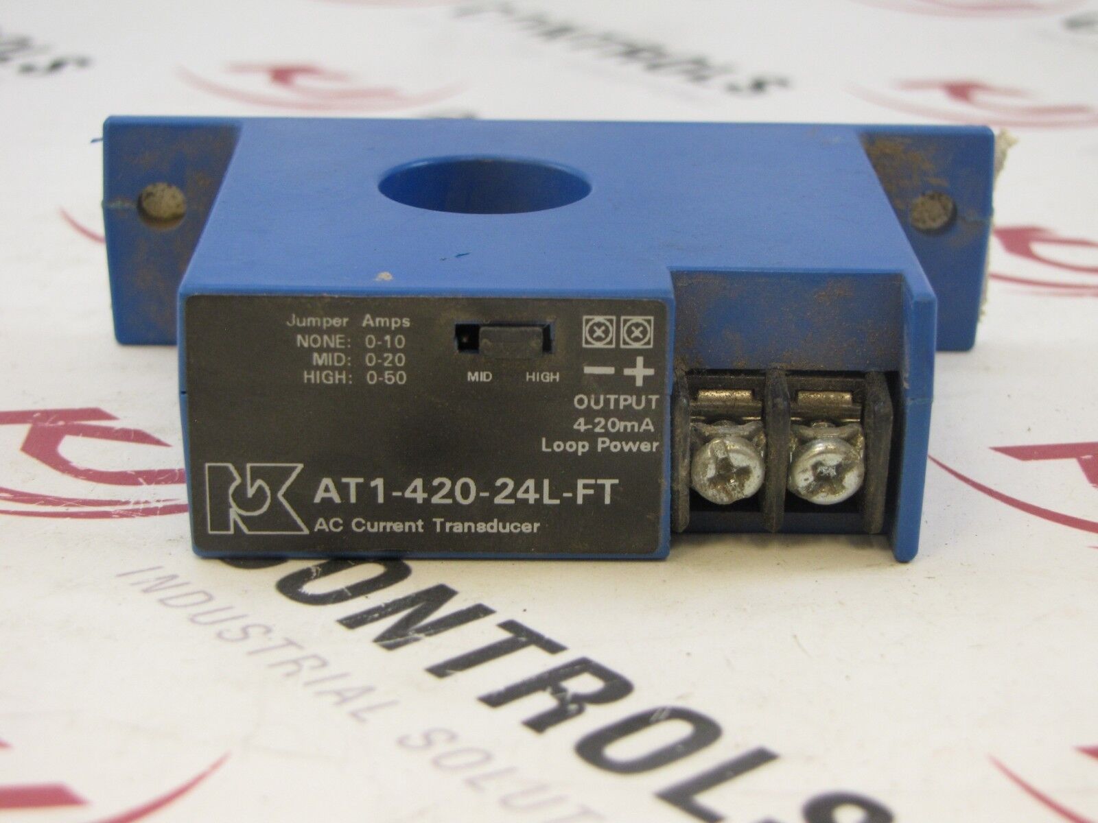 NK Technologies AT1-420-24L-FT AC Current Transducer 4-20mA