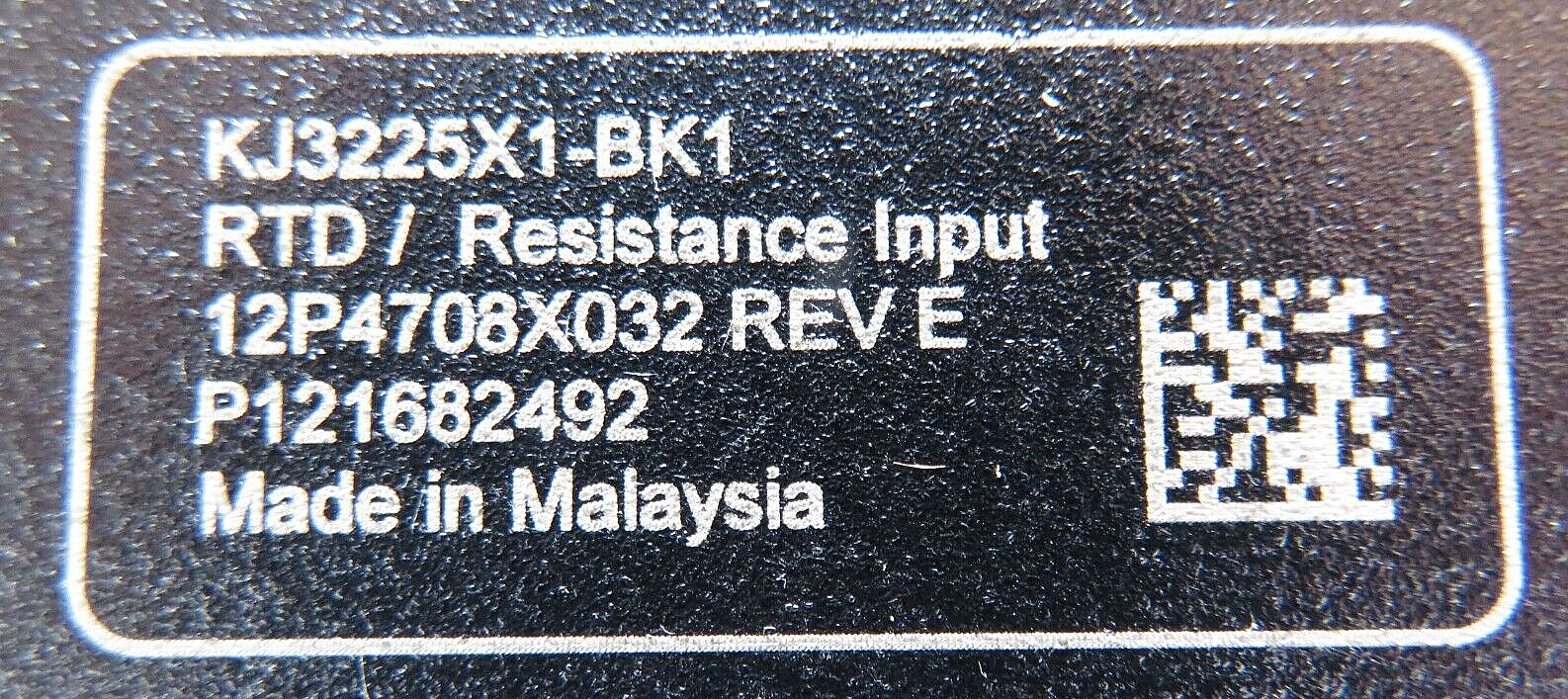 Emerson DeltaV KJ3225X1-BK1 S-Series Analog RTD / Resistance Input Module