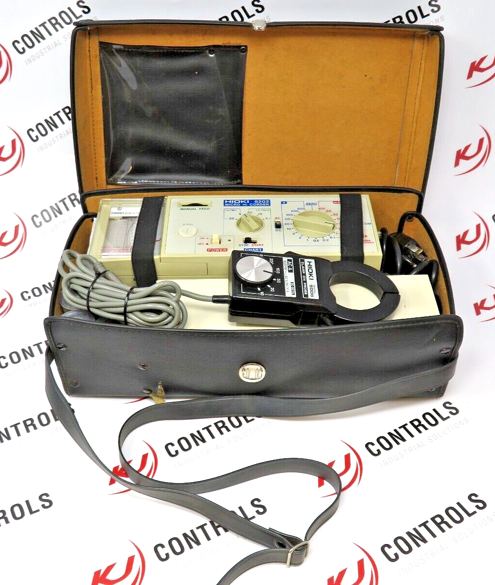 Hioki Micro Hi Corder 8202 With Clamp Probe 9008 110-120 VAC With Carry Case