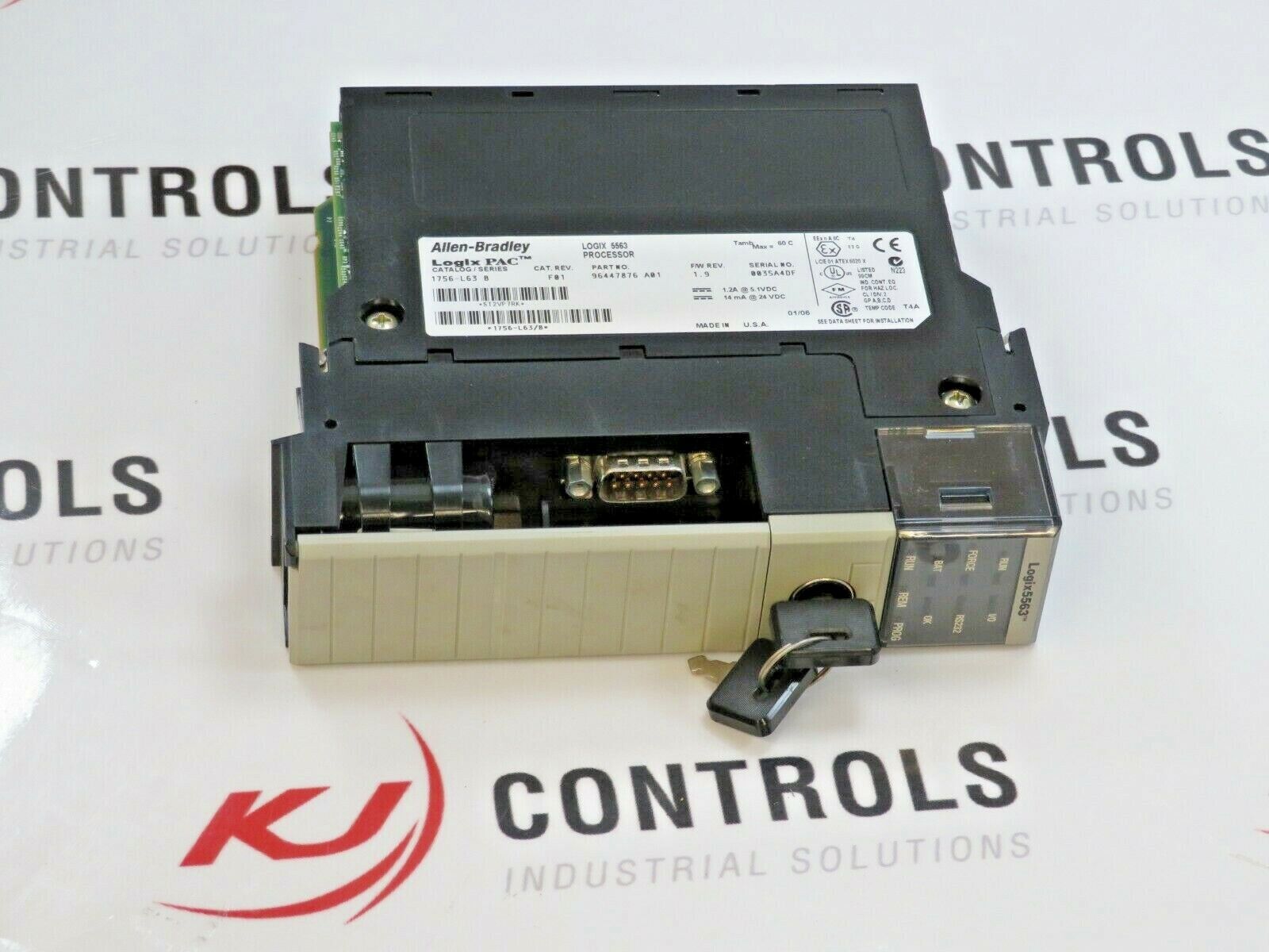 Allen-Bradley 1756-L63 ControlLogix Logix5563 Processor 8 MB