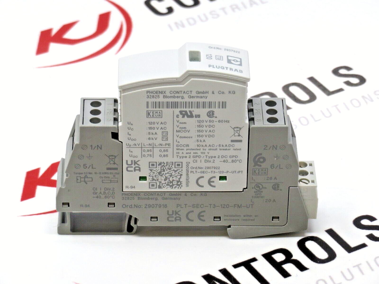 Phoenix Contact PLT-SEC-T3-120-FM-UT Type 2/3 Surge Protection Device Partial BX