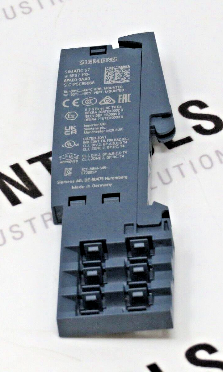 Siemens Simatic S7 6ES7193-6PA00-0AA0 Spare Part Server Module For ET 200SP