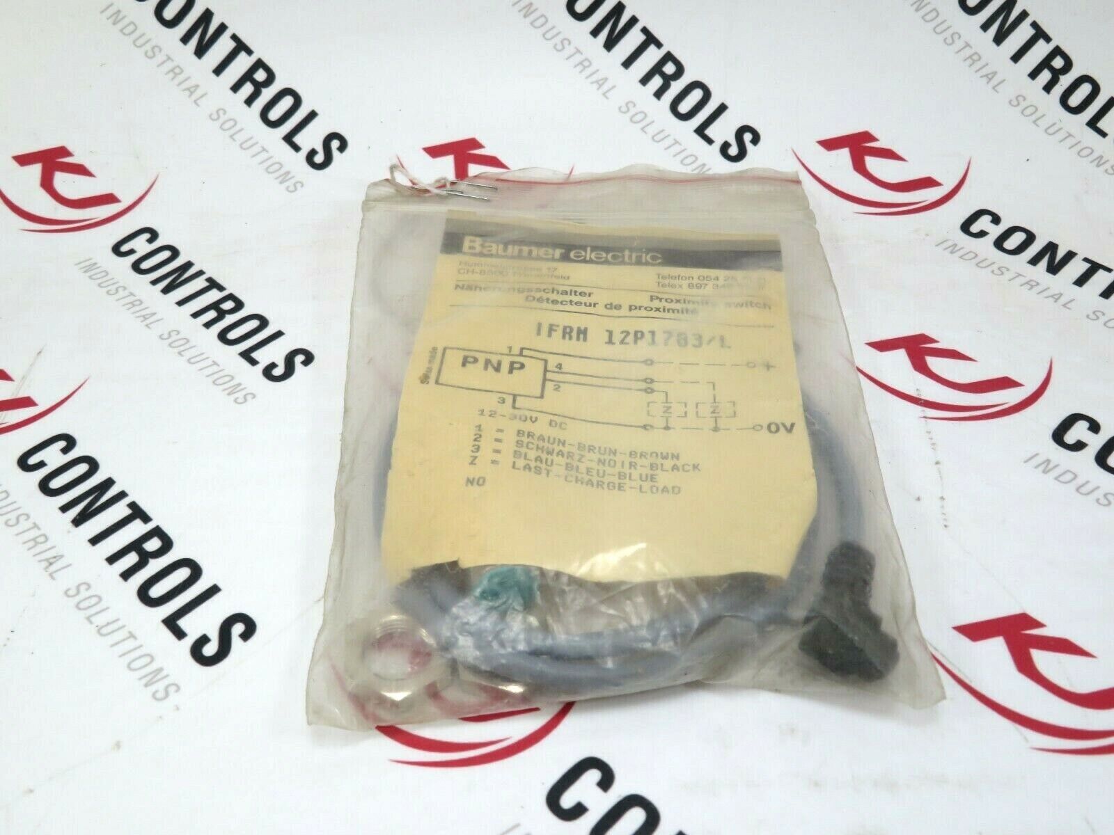 Baumer Electric IFRM-12P1783/L Inductive Sensor Proximity Switch 12-30VDC